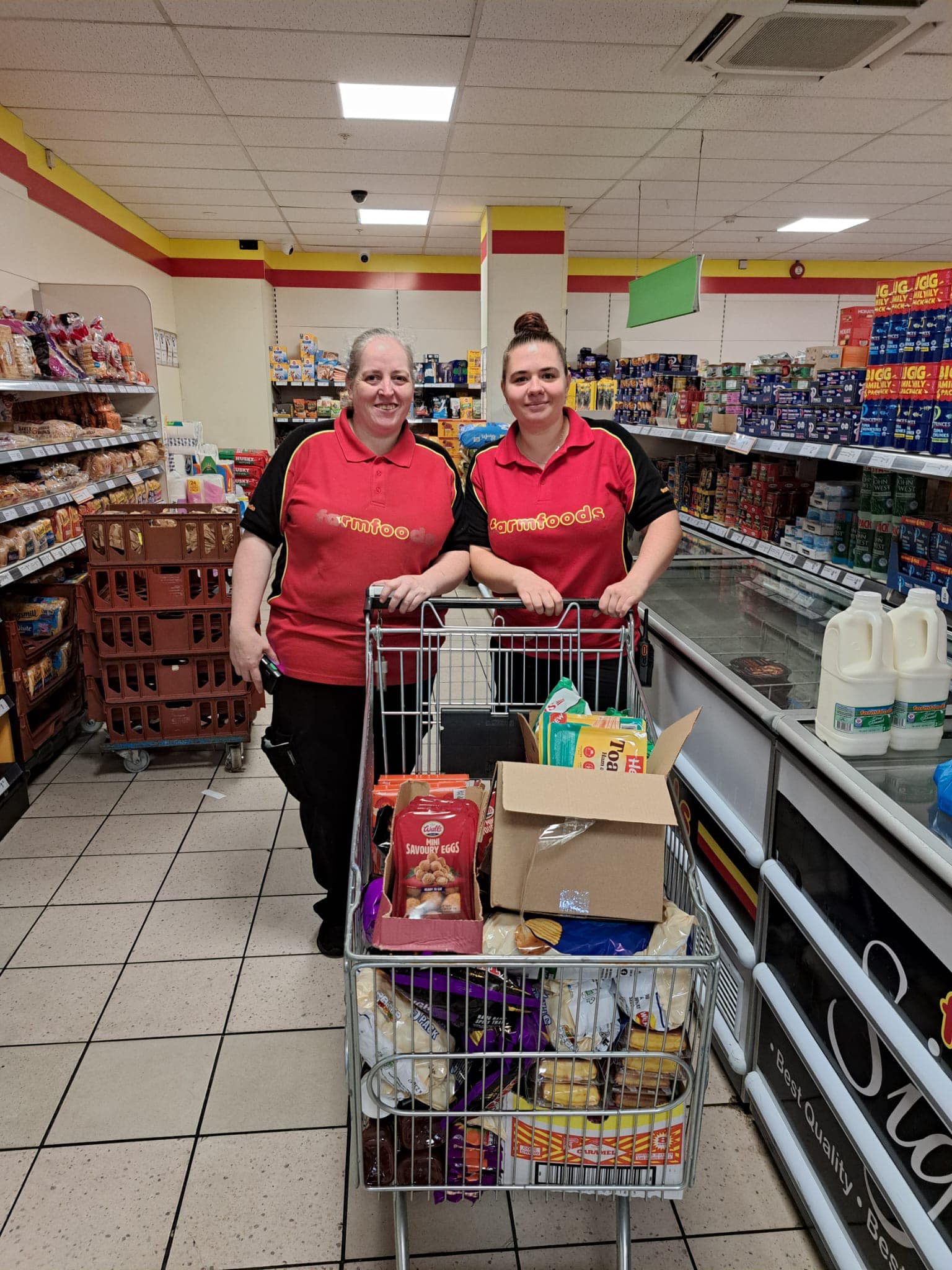 Farm food donation items